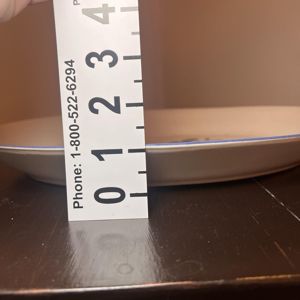 Pfaltzgraff Yorktowne Large 14" Oval Serving Platter #16 Blue White Vintage - Picture 10 of 10